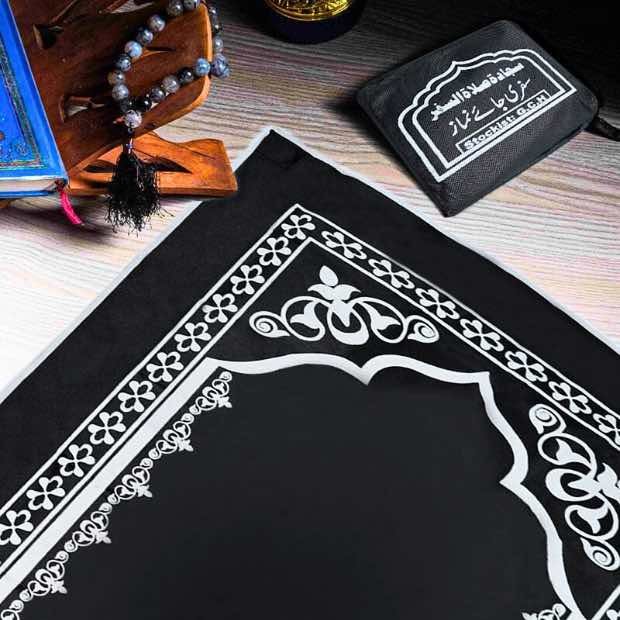 Portable Prayer mat_351 Pocket Travel Jae Namaz Portable Prayer Mat Clothifydotpk
