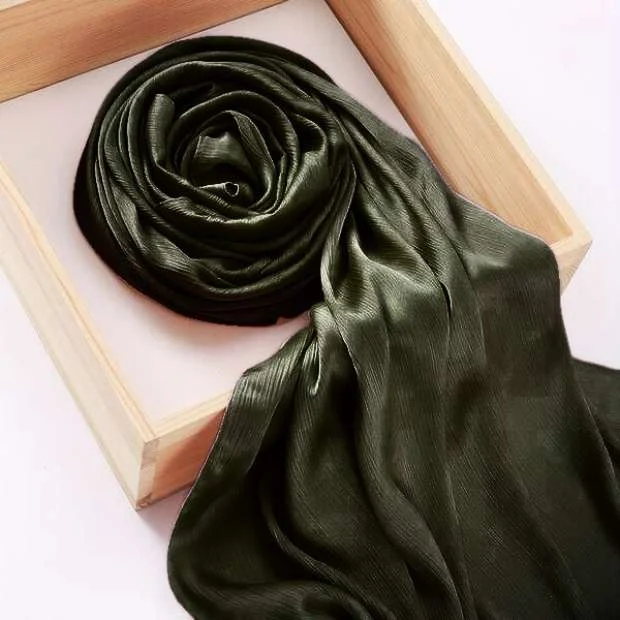 Crinkle Silk Hijab Clothifydotpk