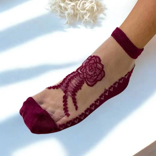 F_Socks_0762 - 13 Women Fancy Ankle Socks Clothifydotpk