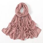 Close-up of a modal hijab Clothifydotpk