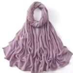 Close-up of a modal hijab Clothifydotpk