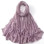 Close-up of a modal hijab Clothifydotpk