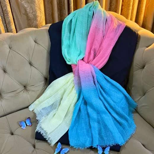 Ombre_Crimps_436 - 4 Show casing Ombre Crimps Hijab. Clothifydotpk