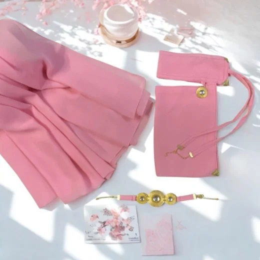 Saudi_Niqab_Bracelet_87 - 10 3 Piece Saudi Niqab & Hijab Set with Bracelet Clothifydotpk