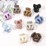 The sleek, ergonomic design of mini pumpkin hair claw clip Clothifydotpk
