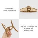 Matte spiral hair catcher clip Clothifydotpk