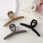 Matte spiral hair catcher clip Clothifydotpk