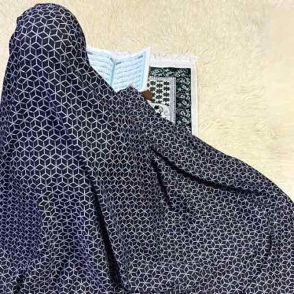 A woman's large size namaz chadar without sleeves.