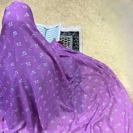 A woman's large size namaz chadar without sleeves.