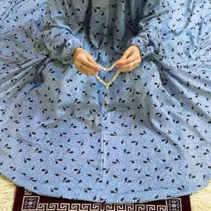 Printed Namaz Chadar with sleeves CLOTHIFYDOTPK