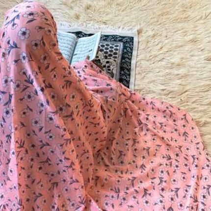 A woman's namaz chadar without sleeves.