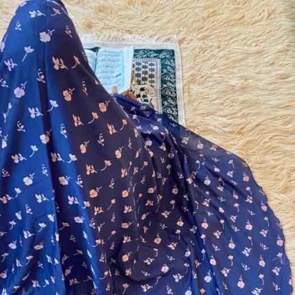 A woman's namaz chadar without sleeves.