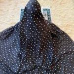 A large size woman's namaz Hijab without sleeves.