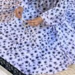Printed Namaz Chadar with sleeves CLOTHIFYDOTPK