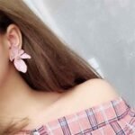 Metal Flower Stud Earrings