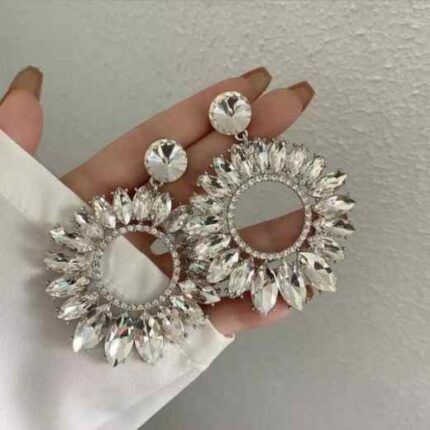 Rhinestone Hoop Earrings - Find Your Perfect Pair. Crafted with high-quality Rhinestone