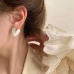French Heart Stud Earrings - Find Your Perfect Pair. Crafted with high-quality 925 Stainless Steel