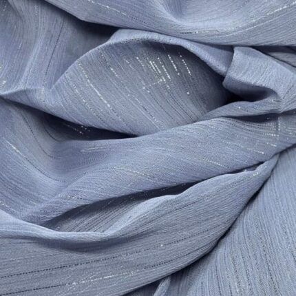 Lightweight chiffon hijab with a subtle shimmer effect, creating a graceful and flowing look By Clothifydotpk