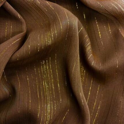 Lightweight chiffon hijab with a subtle shimmer effect, creating a graceful and flowing look By Clothifydotpk