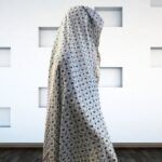 Woman wearing Irani Gol Namaz Chadar