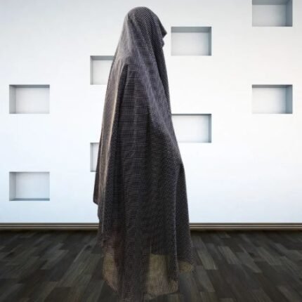 Woman wearing Unstitched Namaz Chadar