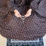 Printed Namaz Chadar with sleeves CLOTHIFYDOTPK