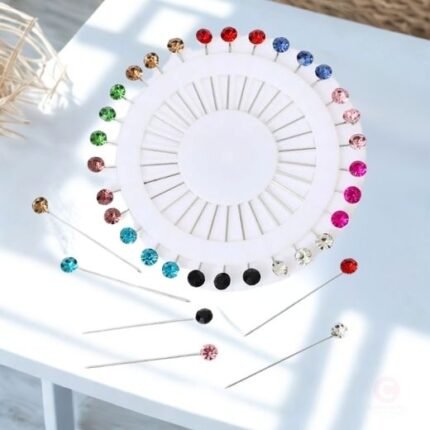 Crystal Rhinestone Hijab Pins By CLOTHIFYDOTPK
