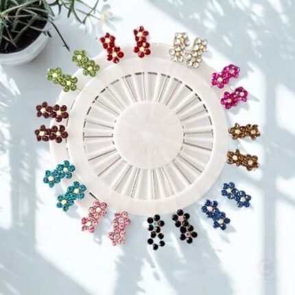 Floret Rhinestone Hijab Pins By CLOTHIFYDOTPK