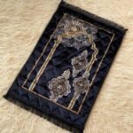 This beautifully designed, quilted prayer mat offers premium padding and is shown flat - courtesy of CLOTHIFYDOTPK.
