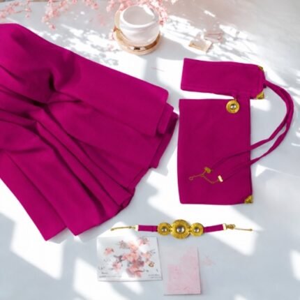 3 Piece Saudi Niqab & Hijab Set with Bracelet By Clothifydotpk