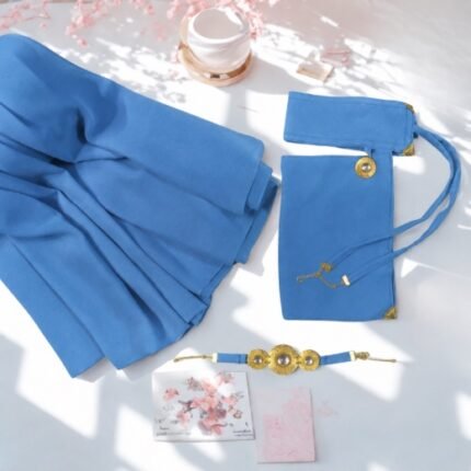 3 Piece Saudi Niqab & Hijab Set with Bracelet By Clothifydotpk