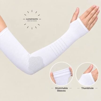 Women wearing Premium Imported Arm Sleeves/ extenders. BY CLOTHIFYDOTPK