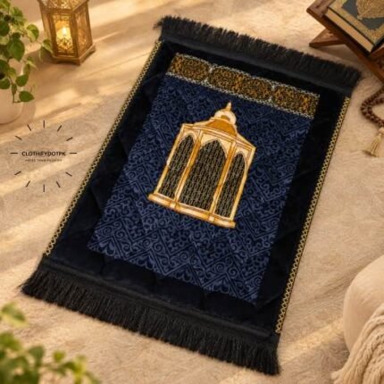A plush, quilted kids prayer mat, made with thick padded fabric for comfort. BY CLOTHIFYDOTPK