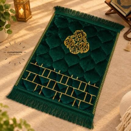 A plush, quilted kids prayer mat, made with thick padded fabric for comfort. BY CLOTHIFYDOTPK