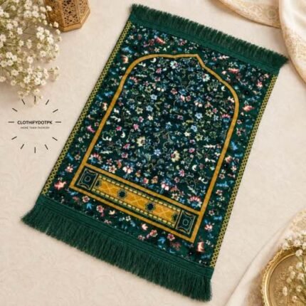 A plush, quilted kids prayer mat, made with thick padded fabric for comfort. BY CLOTHIFYDOTPK