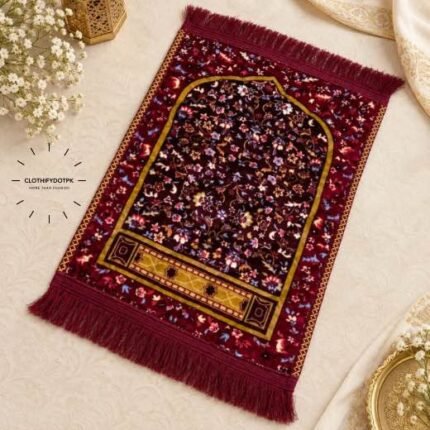 A plush, quilted kids prayer mat, made with thick padded fabric for comfort. BY CLOTHIFYDOTPK