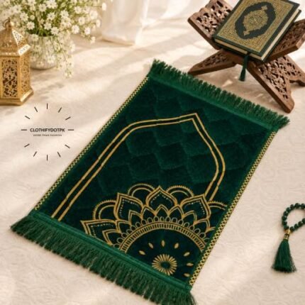 A plush, quilted kids prayer mat, made with thick padded fabric for comfort. BY CLOTHIFYDOTPK