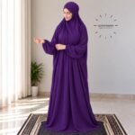 Woman Wearing full length Arabic Style Namaz Chadar While Standing for Salah Prayer. BY CLOTHIFYDOTPK