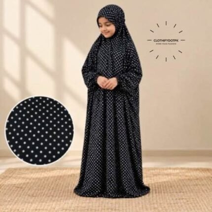 Soft printed Kids Arabic Namaz Chadar with full coverage. BY CLOTHIFYDOTPK