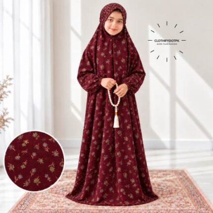 Soft printed Kids Arabic Namaz Chadar with full coverage. BY CLOTHIFYDOTPK