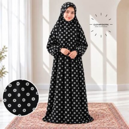 Soft printed Kids Arabic Namaz Chadar with full coverage. BY CLOTHIFYDOTPK