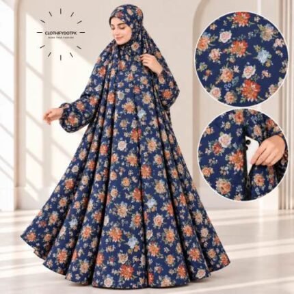 Woman wearing Winter Namaz Chadar for ladies | By Clothifydotpk